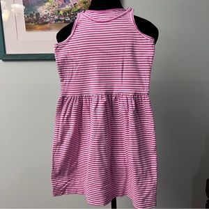Carter’s Cotton Pink and White Stripe Dress Size 8